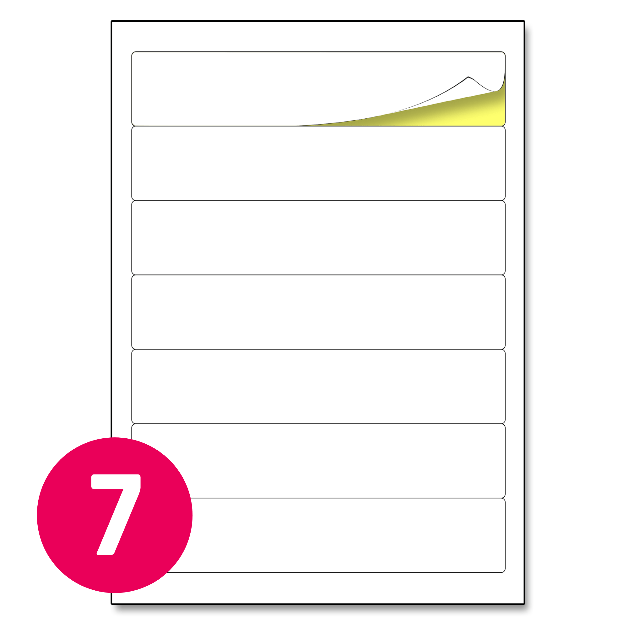 Printable File Label Template